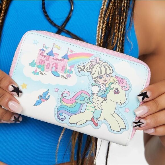 Loungefly My Little Pony Zip Around Wallet NWT - Picture 1 of 9
